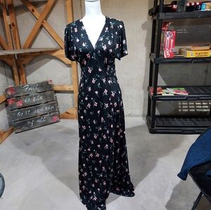 Junior Tie back Maxi dress Large
